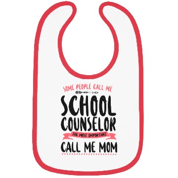 Discover School Counselor Mom Some People Bibs