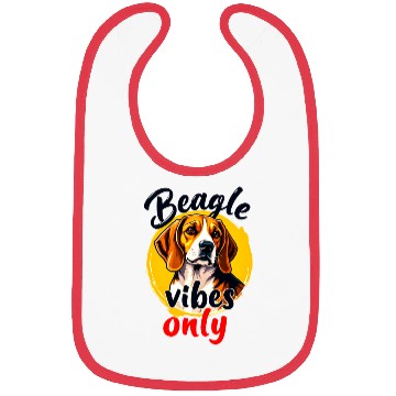 Discover beagle vibes only Bibs