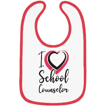 Discover School Counselor Heart I (Heart) Bibs