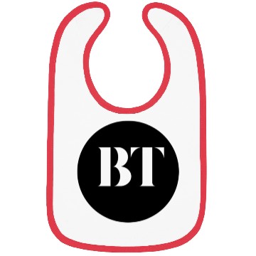 Discover BT _ logo with your name or your channel name Bibs