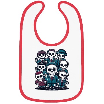 Discover Back To School Skeletons Bibs