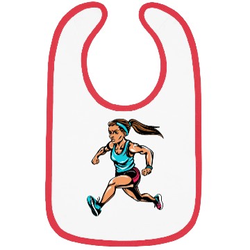 Discover Female Runner Graphic Bibs