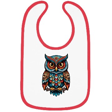 Discover Owl Neo Traditional Bibs