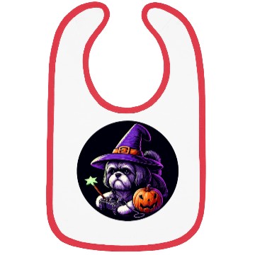 Discover Dog lovers and gamers love fantasy Halloween Bibs
