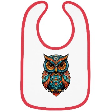 Discover Owl Neo Traditional Bibs