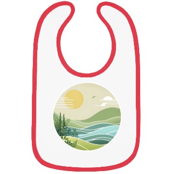 Discover The Peaceful Green Hills Bibs