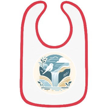 Discover Serenity Waterfall and Bird Bibs