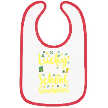 Discover School Counselor St Patricks Day Bibs
