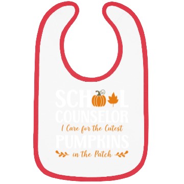 Discover School Counselor Pumpkin Fall Bibs