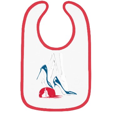 Discover Kamala Harris Heels Stepping On Maga Hat Bibs