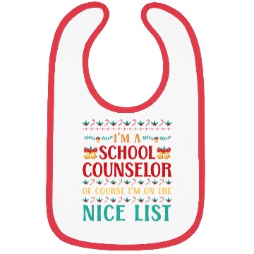 Discover School Counselor Christmas Ugly Bibs