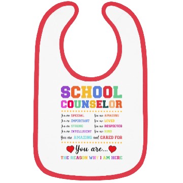 Discover School Counselor School Counselor Bibs