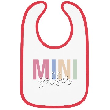 Discover Mini Golfer Golf Golfing Miniature Golf Bibs