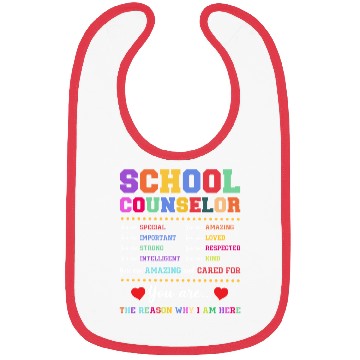 Discover School Counselor School Counselor Bibs