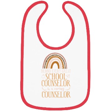 Discover School Counselor Rainbow Behind Bibs