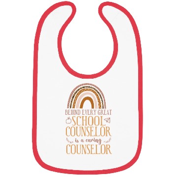 Discover School Counselor Rainbow Behind Bibs