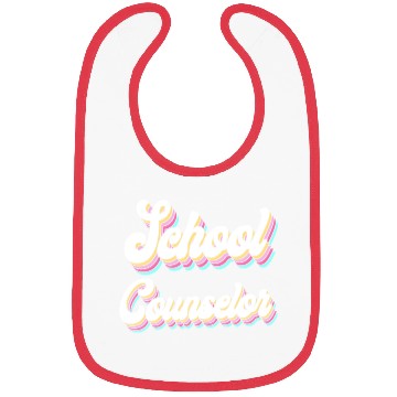 Discover School Counselor Retro 80s 90s Bibs