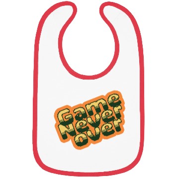Discover GAME NEVER OVER: Game lover Bibs