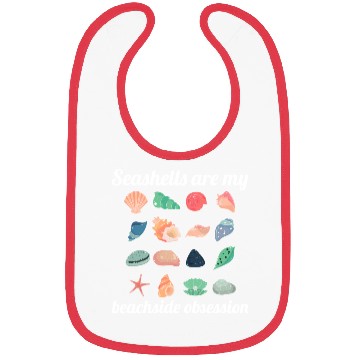Discover Seashells Collector Beachcomber Sea Shell Ocean Bibs