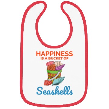 Discover Seashells Collector Beachcomber Sea Shell Ocean Bibs