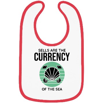 Discover Seashells Collector Beachcomber Sea Shell Ocean Bibs