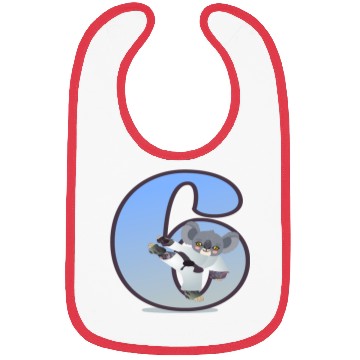 Discover 6th birthday Karate Judo Bibs