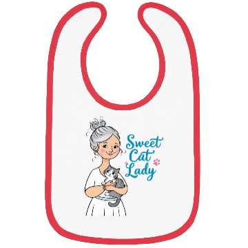 Discover sweet cat lady Bibs