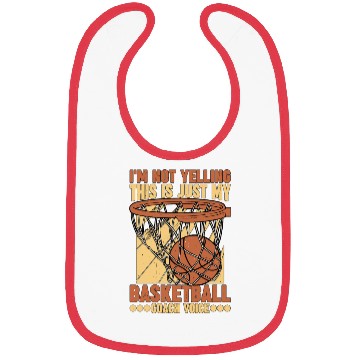 Discover This Is Just My Basketball Coach Voice 1 Bibs