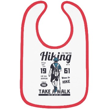 Discover Hiker in Nature: Born to Explore Adventure Bibs