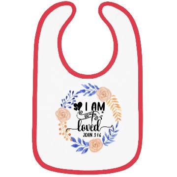 Discover I Am So Loved John 3:16 Love Jesus Christian Bibs