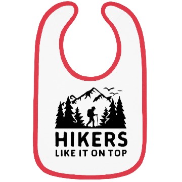 Discover Hikers Hiking Mountains Forests Nature Bibs