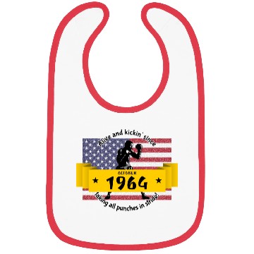 Discover 60th birthday Alive and kickin since 10/1964 Bibs