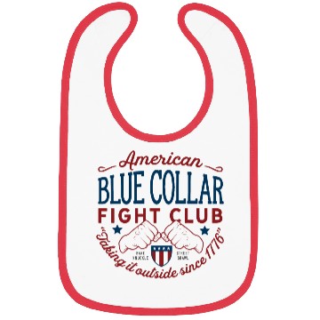 Discover Blue Collar Fight Club Working Class Design Bibs
