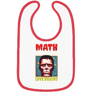 Discover Halloween Math Teacher Math Teachers Love Brains Bibs