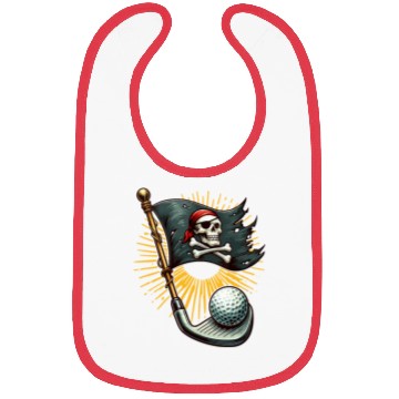 Discover Womens Let the Pirate Shenanigans Begin Golf Bibs