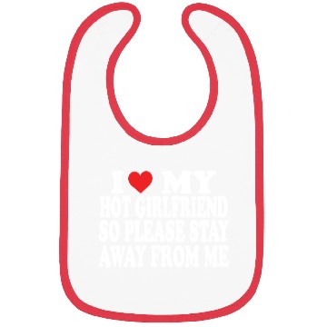 Discover I Love My Boyfriend Bibs | Cute Romantic Bibs