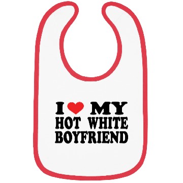 Discover I Love My Boyfriend Bibs | Cute Romantic Bibs