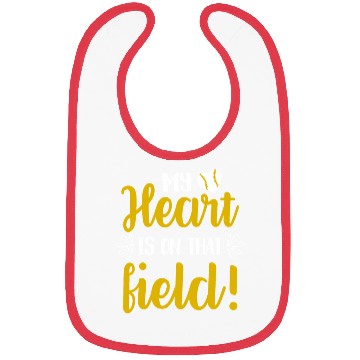 Discover My Heart Softball Mom Funny Mommy Mother's Day Bibs