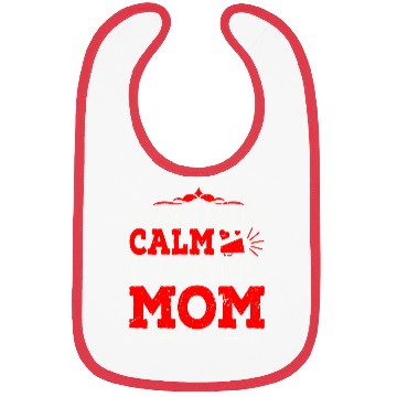 Discover Keep Calm Cheer Mom Cheerleading Mother's Day Bibs