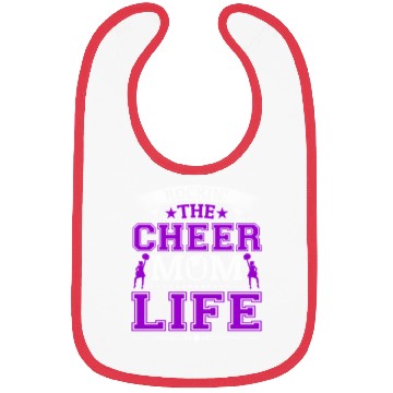 Discover Tha Cheer Mom Life Cheerleading Mommy Mother's Day Bibs