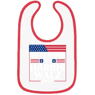 Discover Veterans For Harris Walz 2024 Bibs