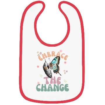 Discover cool embrace the change aesthetic Bibs design