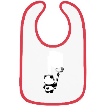 Discover Panda Painting Bibs