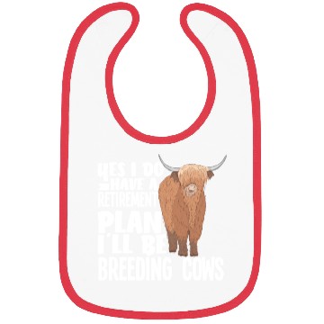 Discover Highland Cow Breeding Pension Plan Bibs