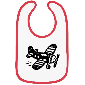 Discover simple minimalist black plane vector path1 Bibs