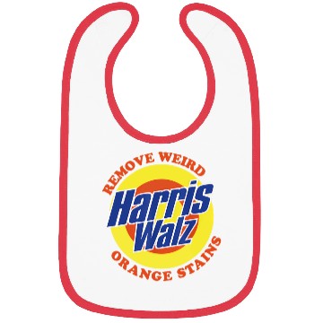 Discover Retro Harris Walz Remove Weird Orange Stains Bibs