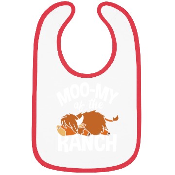Discover Moo-my Of The Ranch Highland Cow Bibs