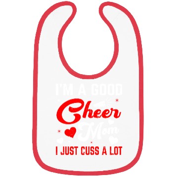 Discover A Good Cheer Mom Cheerleading Mommy Mother's Day Bibs