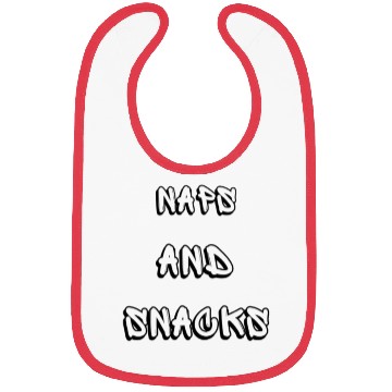 Discover Naps and Snacks Bibs