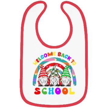 Discover Welcome Back To School Gnome Lovers Bibs
